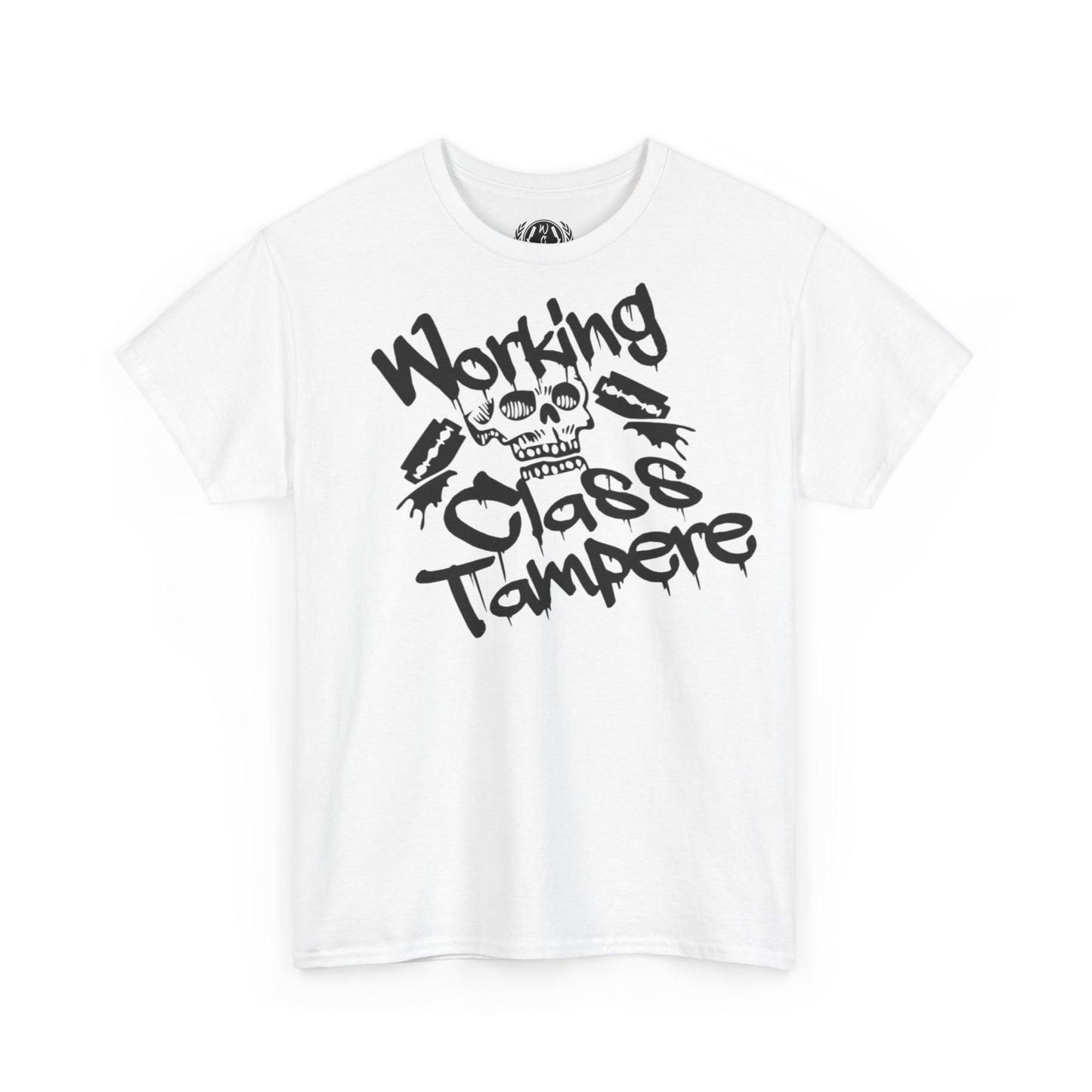WCT Slice Skull Design Heavy Cotton Tee