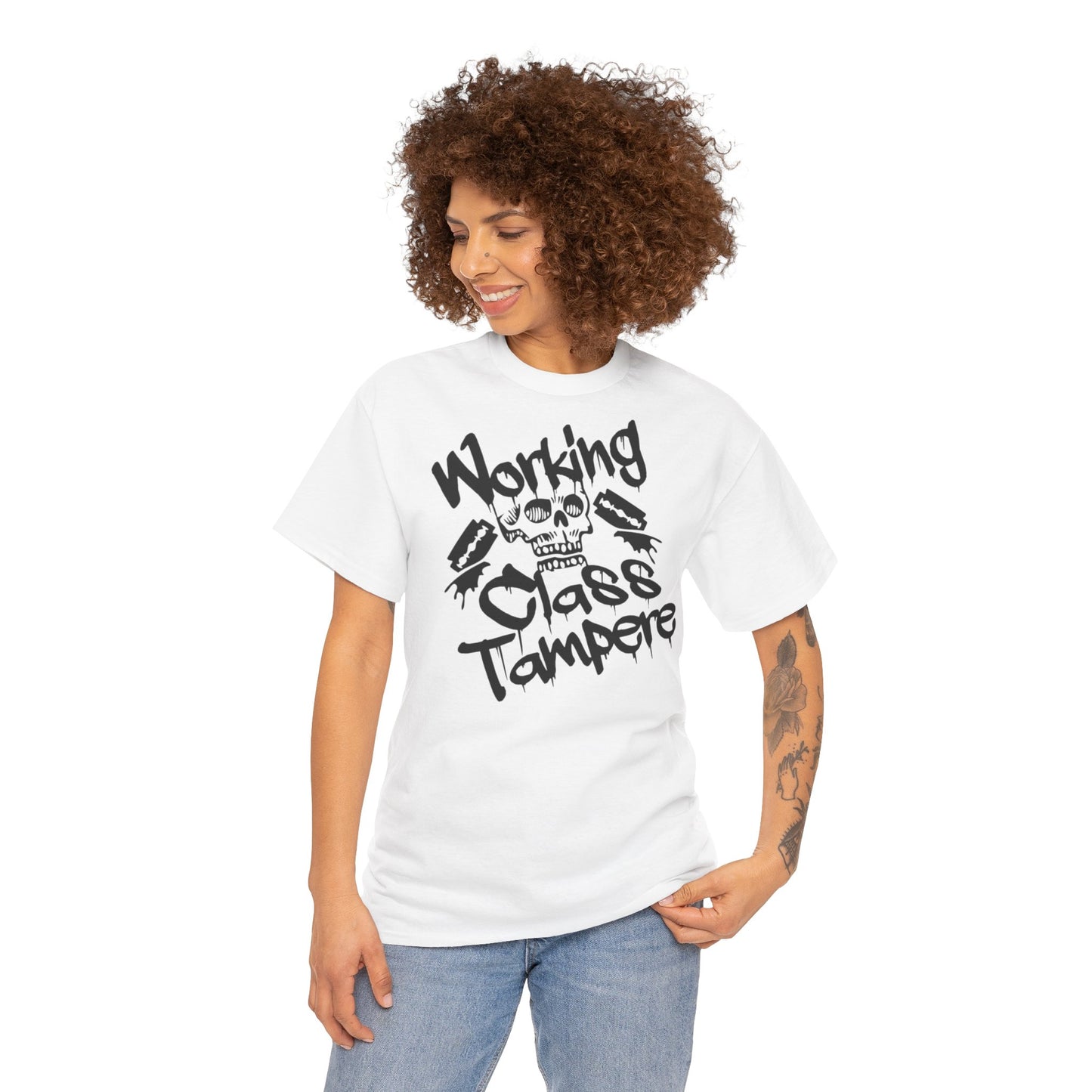 WCT Slice Skull Design Heavy Cotton Tee