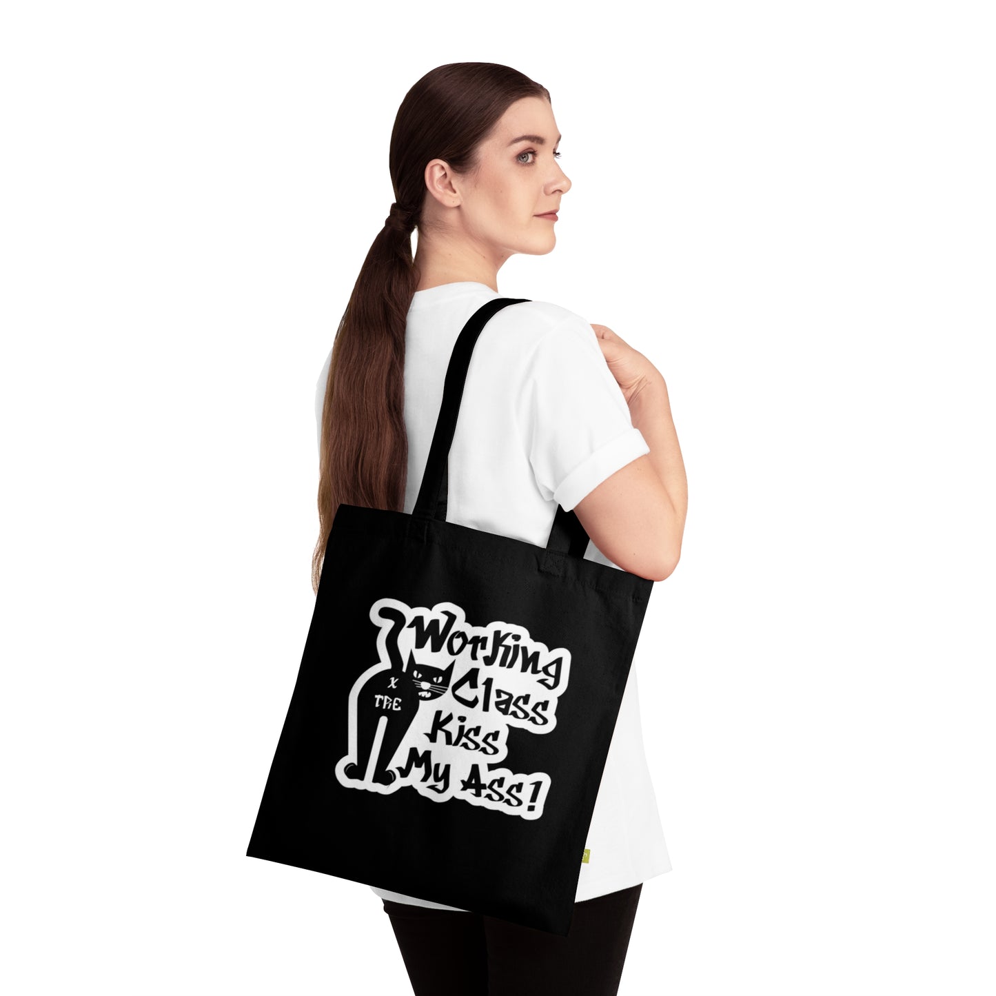 WCT Cat Design Organic Cotton Tote Bag