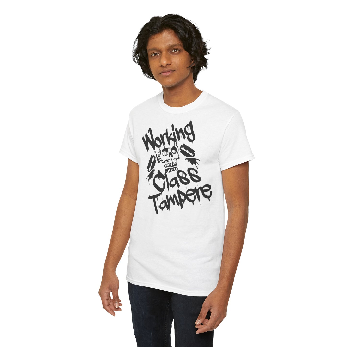 WCT Slice Skull Design Heavy Cotton Tee