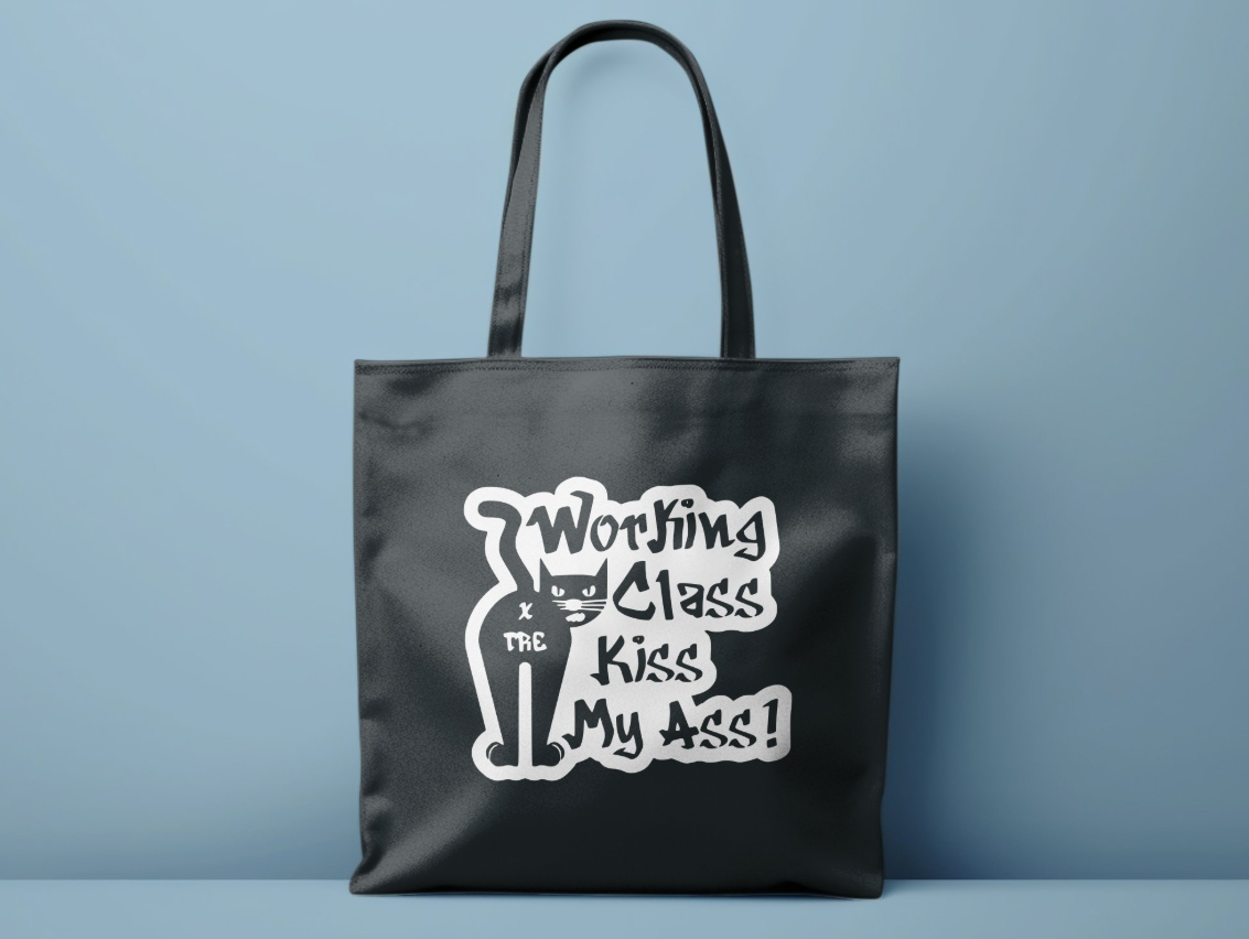 WCT Cat Design Organic Cotton Tote Bag