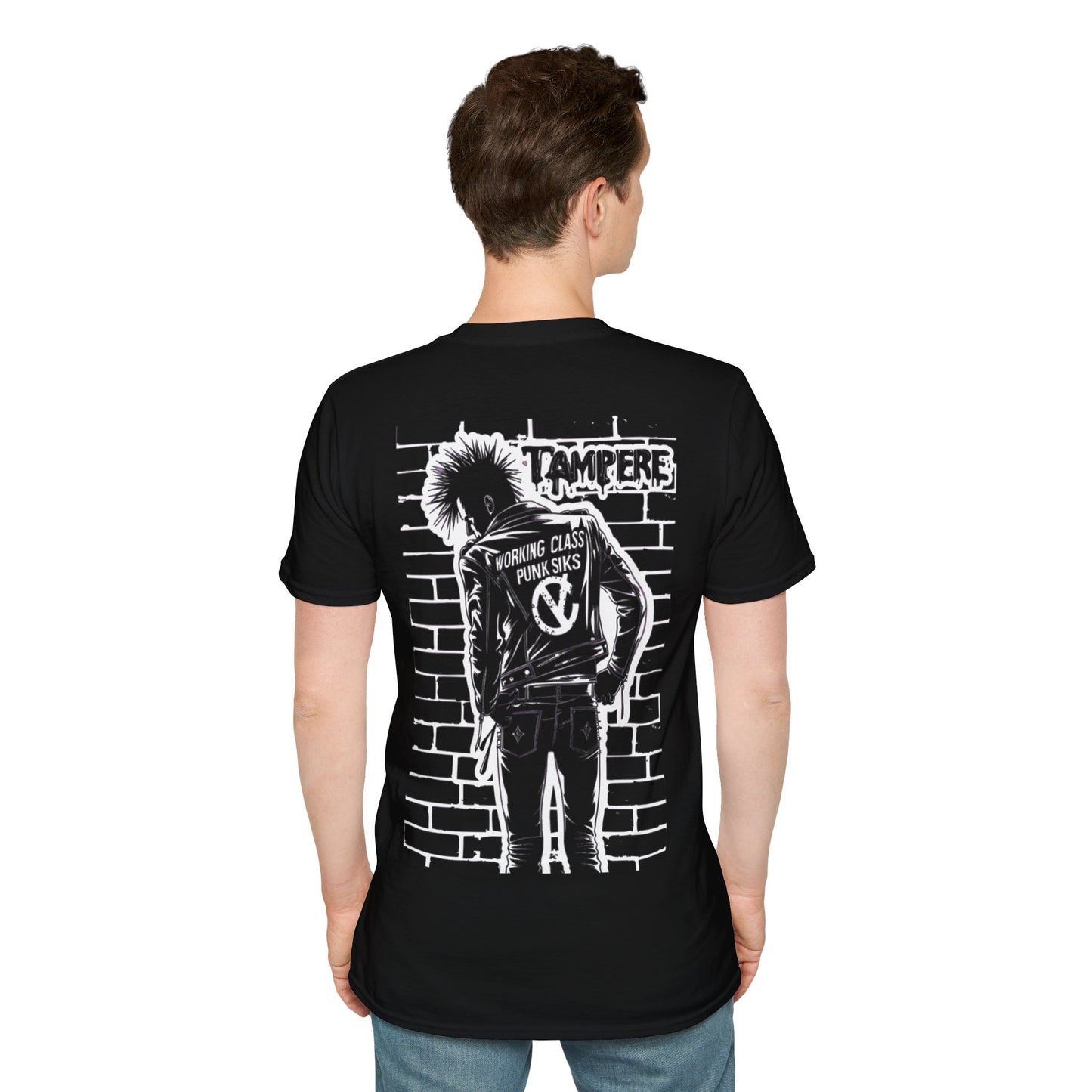 WCT Punk Siks Design Urban Graphic T-Shirt